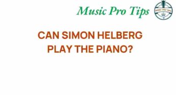 Can Simon Helberg Play the Piano? The Surprising Truth Revealed