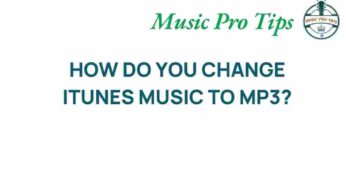 Unlocking the Mystery: How to Convert iTunes Music to MP3