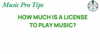 Unlocking the Secrets: How Much Is a License to Play Music?