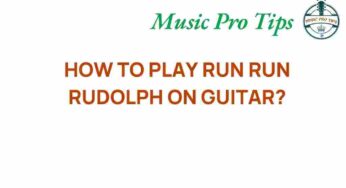 Mastering “Run Run Rudolph”: A Guitarist’s Guide to Festive Jamming