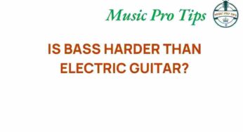 Is Bass More Challenging to Master Than Electric Guitar?