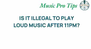The Hidden Truth: Is Playing Loud Music After 11 PM Illegal?