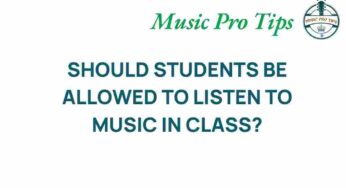 The Classroom Debate: Should Students Listen to Music During Lessons?