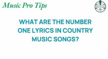 Unveiling the Secrets: What Makes Country Music Lyrics Resonate?