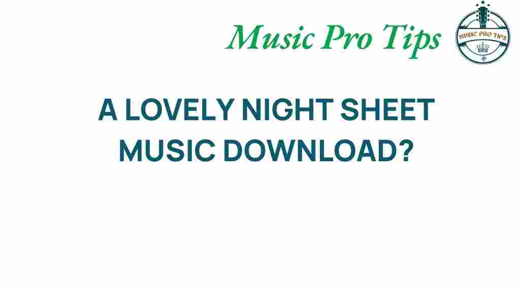 A-Lovely-Night-sheet-music-download