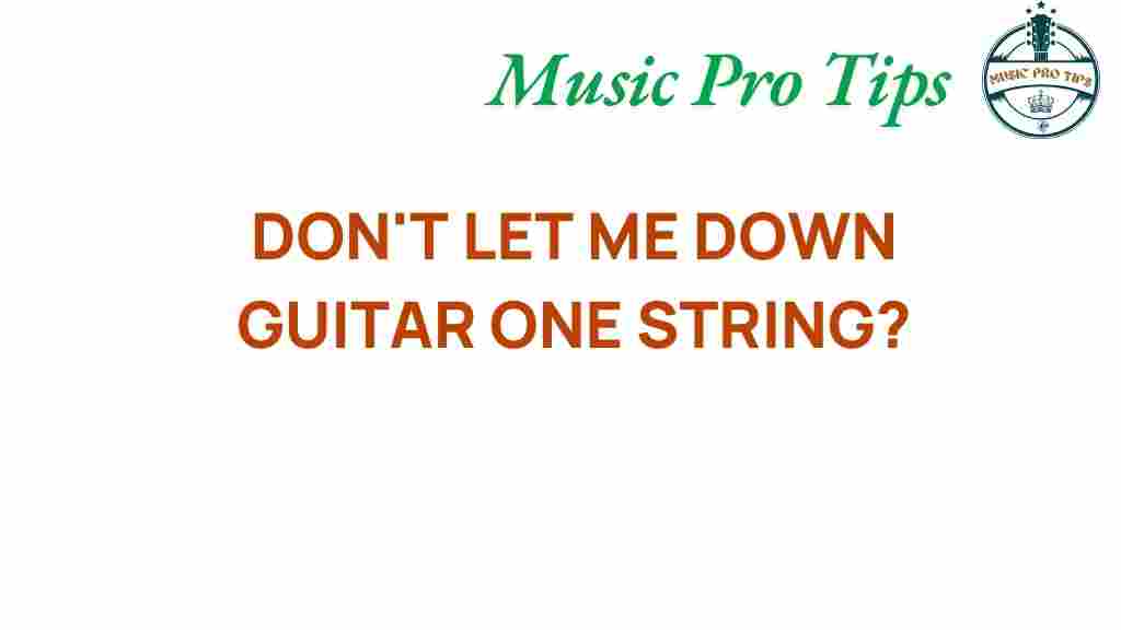 one-string-guitar-technique