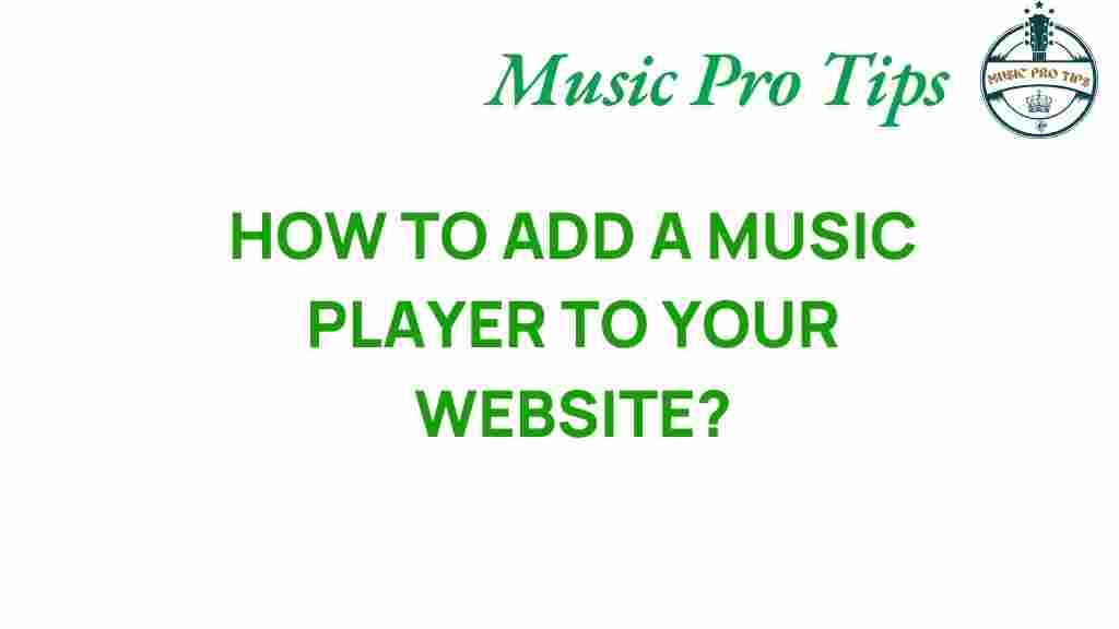 music-player-website-integration