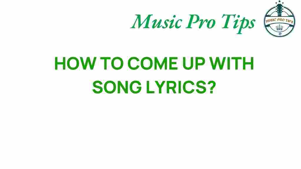 how-to-craft-song-lyrics