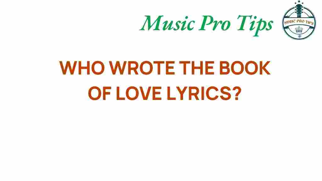 book-of-love-lyrics